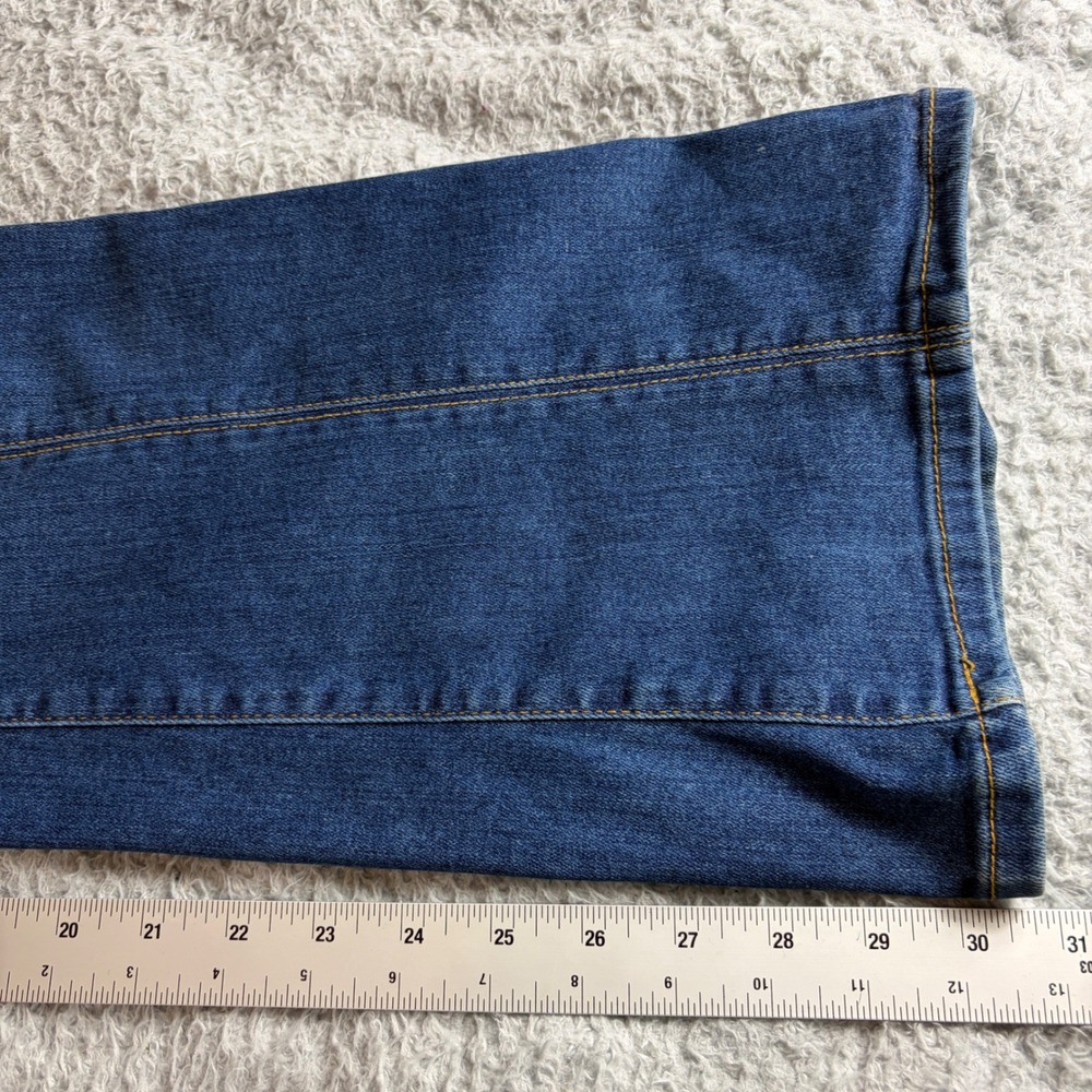 Anthropologie Pilcro and the Letterpress High Rise Bootcut Jeans Blue Size 28 - Picture 7 of 11